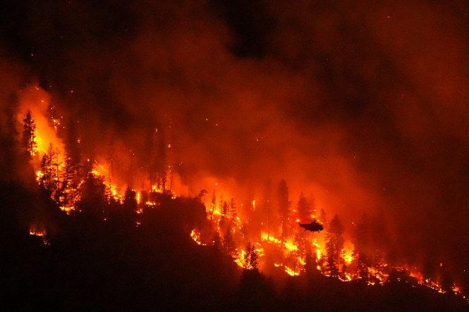 Climate change contributed to big Canada fires, study says as Trump blames mismanagement