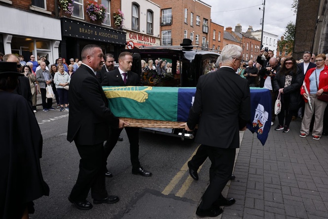 Funeral of Brenda Fricker held in Dublin area ‘where she was happiest’