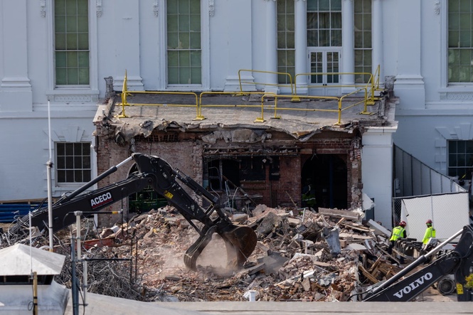 Trump calls ballroom construction ruling ‘horrendous’ and demands Supreme Court overturn it