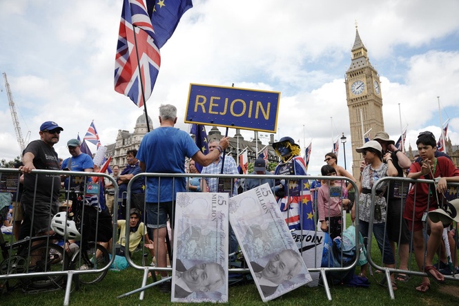Support for rejoining EU is reaches highest level since Brexit vote