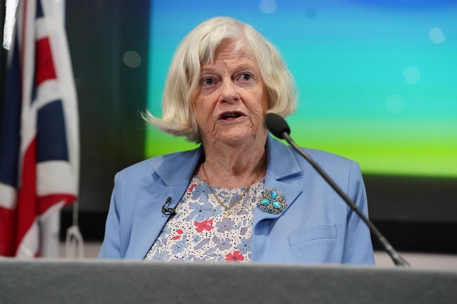 Police patrol Catholic abbey where Ann Widdecombe’s funeral will be held