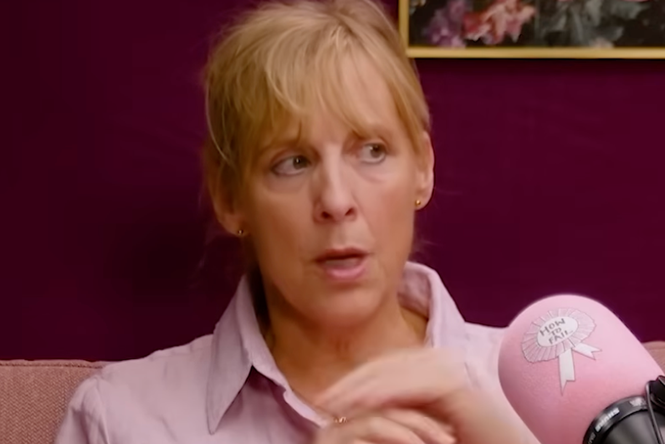 Mel Giedroyc said she missed mum’s death after first night out in months