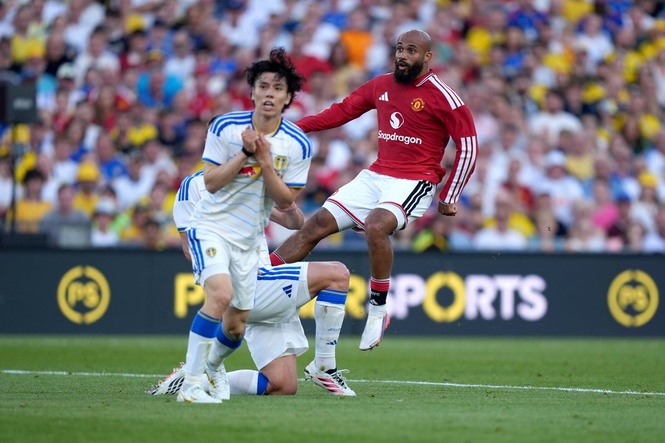 Man United v Leeds LIVE: Bryan Mbeumo hits bar as Red Devils look to restore lead at Croke Park