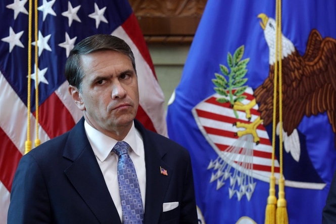 Attorney General Todd Blanche holds first press briefing after being newly sworn in