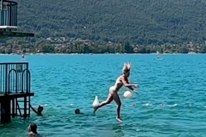 BBC star suffers ‘collapsed lung’ after jumping into a lake during family holiday