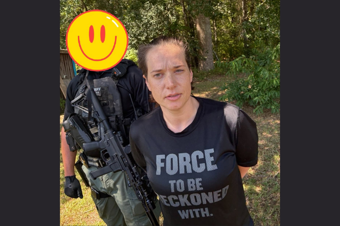 Florida woman arrested for murder wearing ‘force to be reckoned with’ shirt