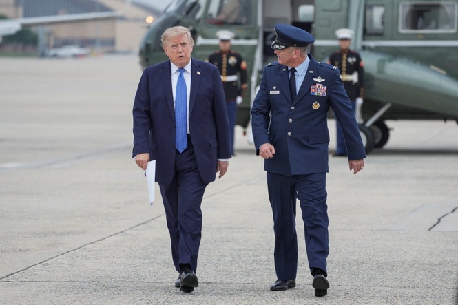 ‘No they’re not’: Trump claims reports that families are worried about man-overboard USS Lincoln crew are lies
