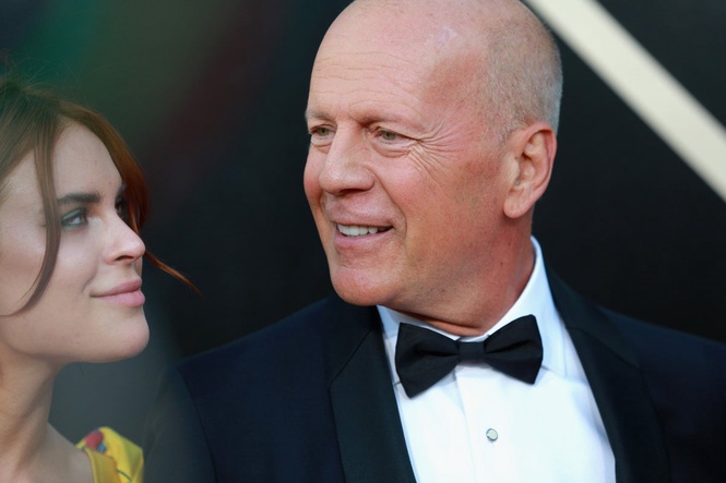 Bruce Willis embraces daughter Tallulah at wedding in rare public appearance