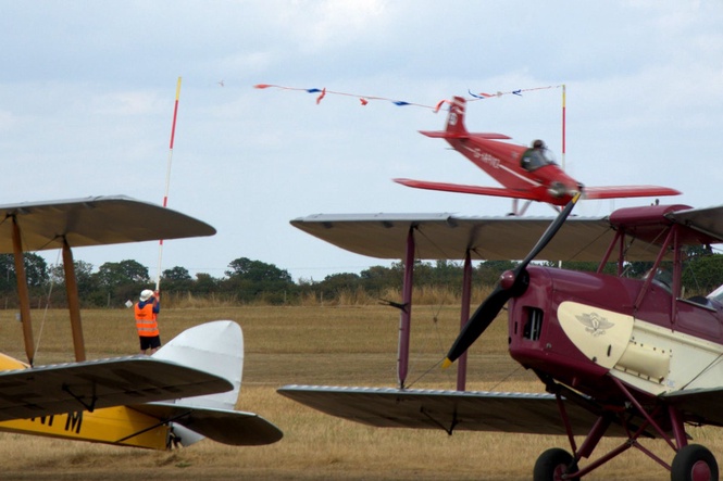 Pilot injured in light aircraft crash at First World War-era aerodrome event