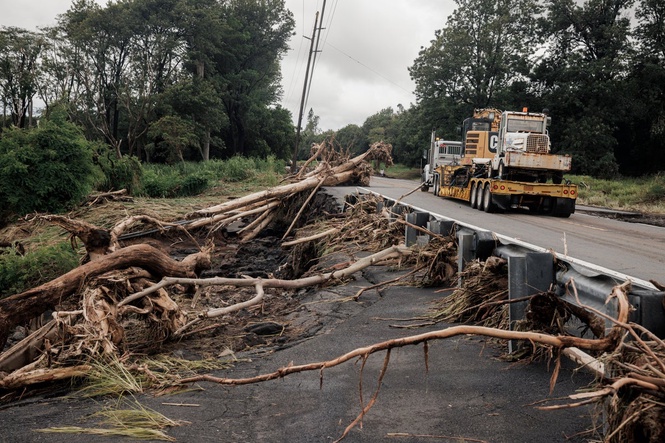 Muddy cleanup ahead as Tropical Storm Lala moves west of Hawaii