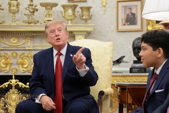 Short-fused Trump puts 10-year-old on the spot as he berates ‘very disrespectful’ female CNN reporter