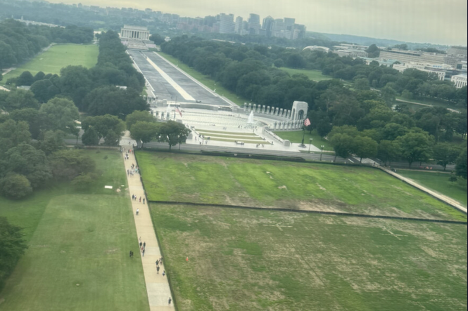 Trump appears to take shot at Pirro as he claims more vandalism on the National Mall