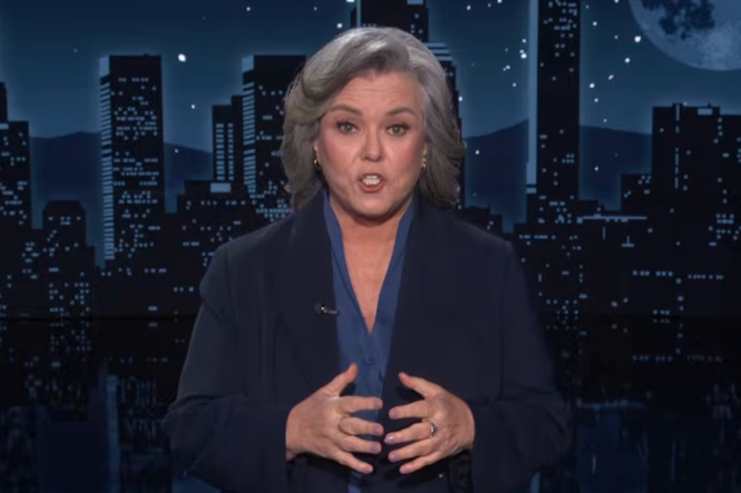 ‘Makes no sense’: Rosie O’Donnell takes aim at Trump’s Hormuz claim