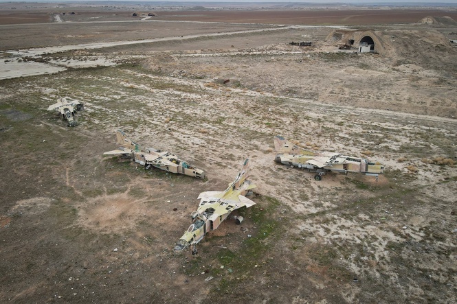 Israeli strikes hit an air base hours after a Turkish delegation visit, Syrian officials say