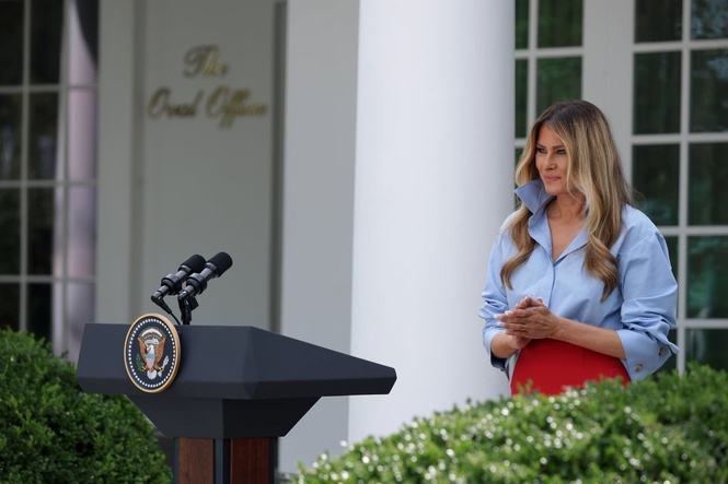 Melania Trump acknowledges her long public absence: ‘I heard you’ve missed me’