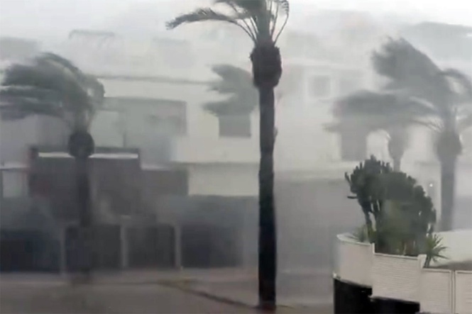 Italy and Spain hit by flash floods and heavy rain weeks after 40C heatwave and wildfires