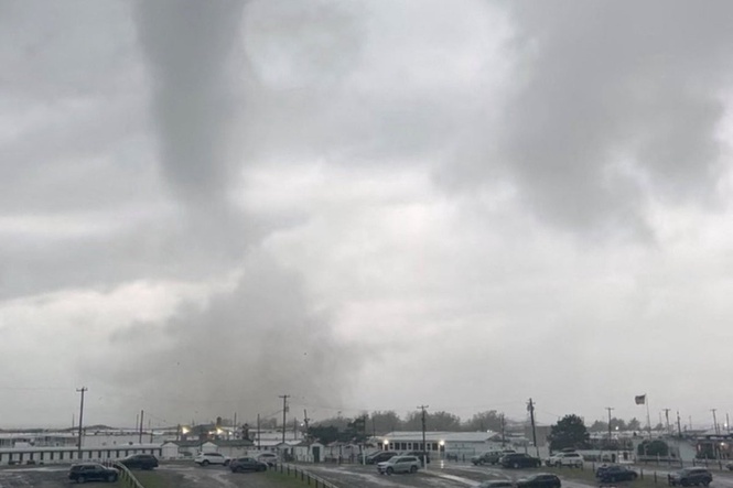 Beach club torn apart as rare tornado hits NYC area