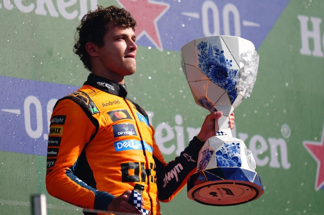 Lando Norris hails ‘good job’ after win boosts his hopes of a title charge