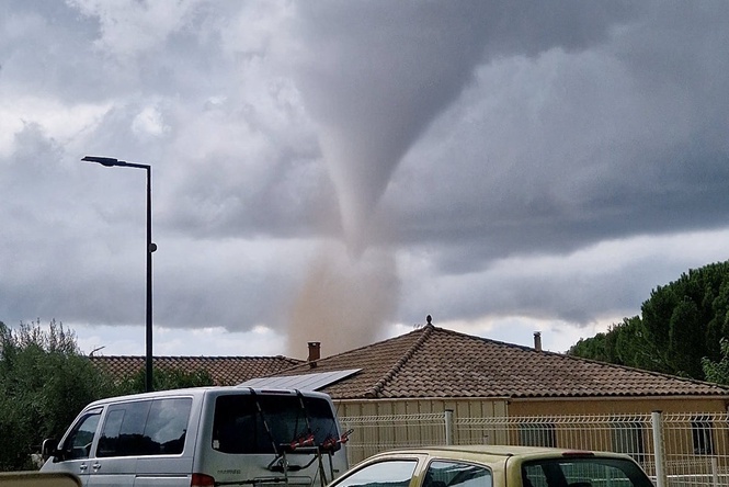 Huge tornado of ‘rare intensity’ tears through villages in southern France as over 300 homes damaged