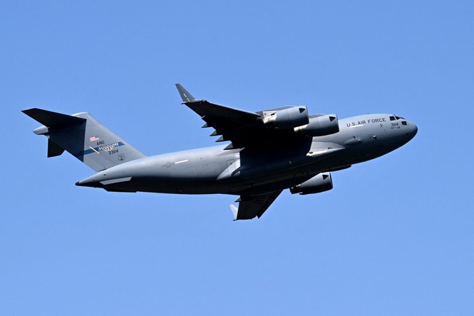 Why has a huge US military plane landed in Moscow?