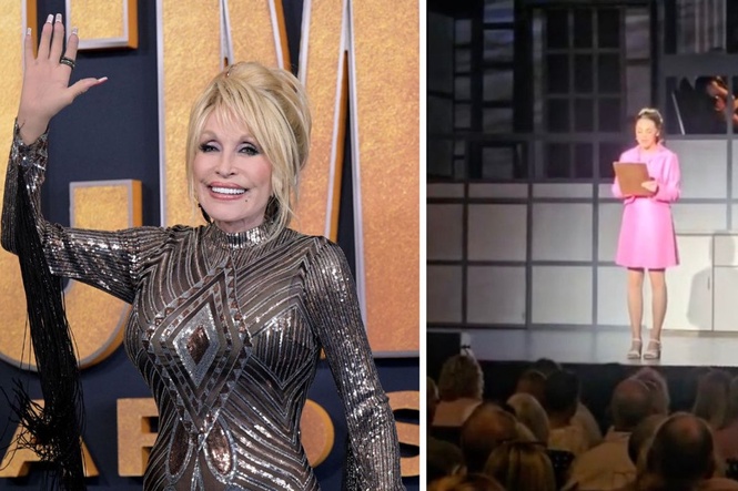 Audience gasps as Dolly Parton’s death is announced on stage at 9 to 5 musical