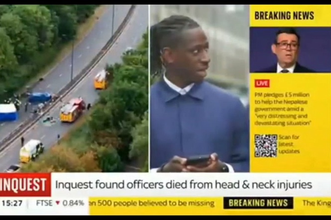 Sky cuts live Middlesbrough broadcast as reporter accosted over A66 crash