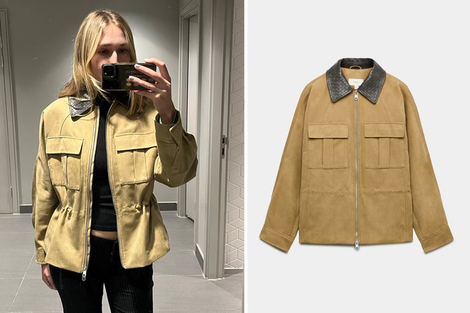 This new M&S jacket looks just like Bottega – but costs less than £70