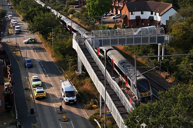 Essex train derailed at 77mph and driver reported seeing ‘kink’ in track – probe