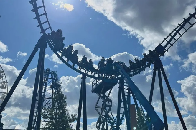 Dozens rescued after becoming stranded 50ft in air on Pleasurewood Hills rollercoaster