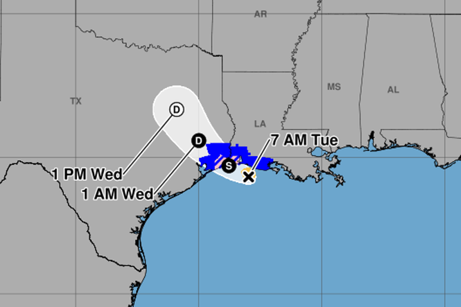 Tropical Storm Edouard takes aim at Texas and Louisiana with ‘significant strengthening’ expected