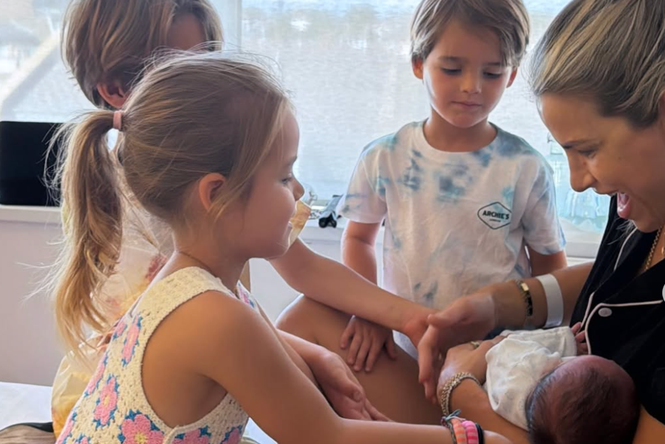 Vogue Williams and Spencer Matthews ‘bursting with excitement’ after birth of fourth child