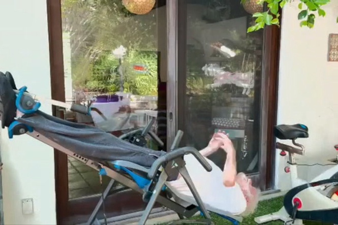 Dick Van Dyke hangs upside down in impressive workout routine aged 100