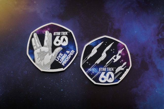Royal Mint ‘boldly goes’ with new Star Trek coin designs