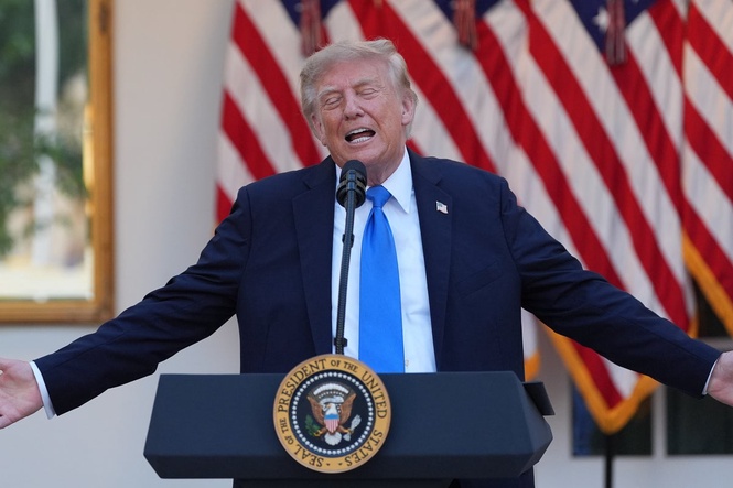 Trump’s Rose Garden beef burger menu sparks outrage as high prices mean they are too expensive for many Americans