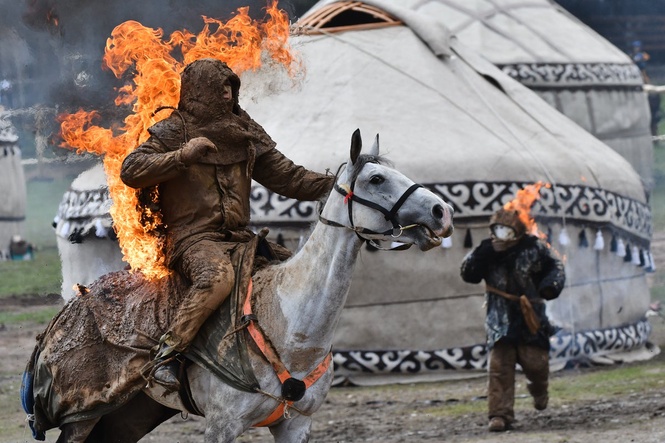 Photos show centuries-old traditions and sports at Kyrgyzstan’s World Nomad Games