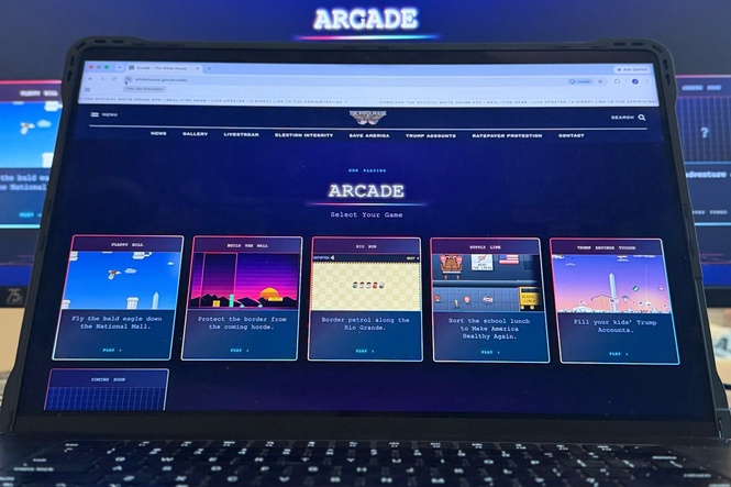 Critics slam White House over new online arcade games pushing President Trump’s border policies