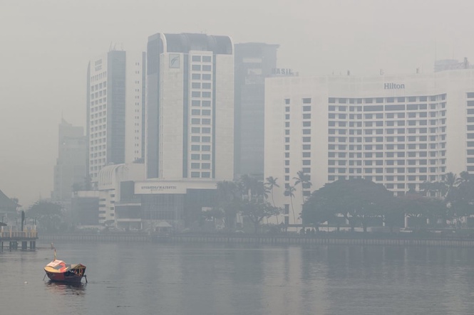 Sarawak town chokes as haze pushes air pollution past Malaysia’s emergency threshold