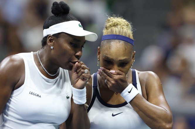 US Open: Serena and Venus Williams suffer dramatic doubles defeat