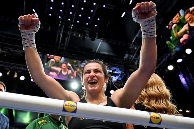 Katie Taylor becomes three-time undisputed champion with win against Pili