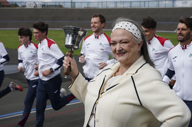 Woman who gave away half of £115m lottery prize says it’s human nature to help