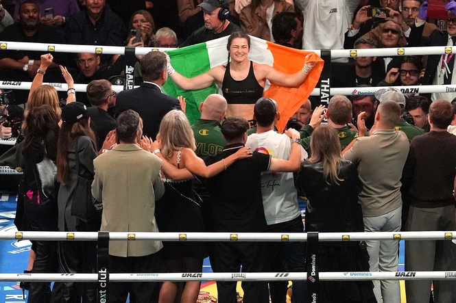 ‘No regrets’ for Katie Taylor after emotional Croke Park swansong