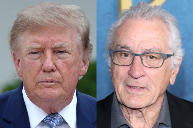 Trump pretends that longtime critic Robert De Niro now supports him with AI slop image