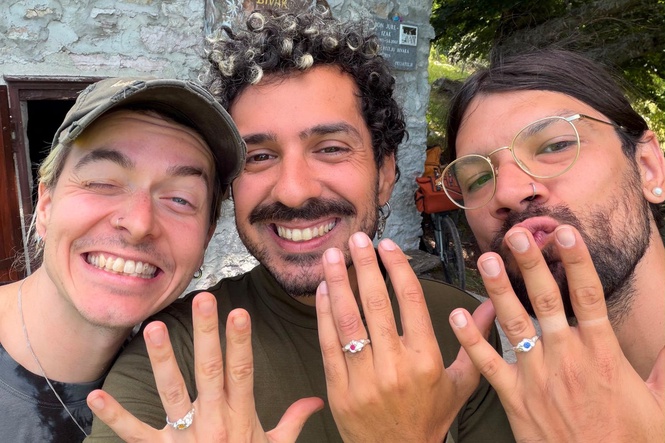 ‘I proposed to my two male best friends. We’re platonic, but we’re getting married’