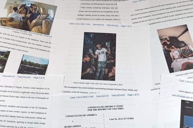 Inside the crazy party life of alleged crypto scammers who went on spending spree after $240 million bitcoin theft