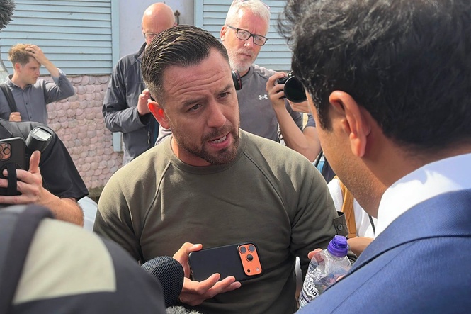 Migrant protest founder confronts Reform UK over Farage’s ‘knuckle-dragger’ jibe