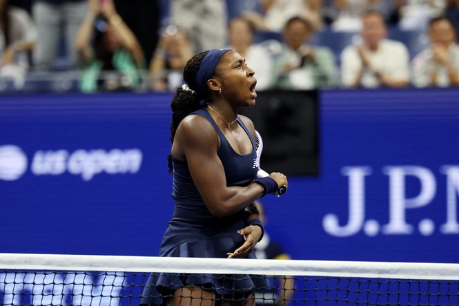 Coco Gauff sails into the US Open quarter-final with Iva Jovic win