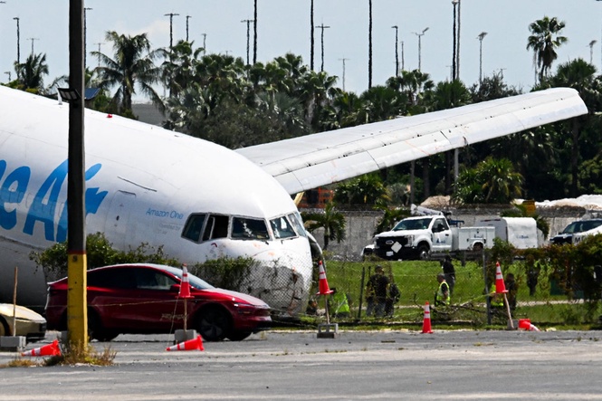 Five Miami plane crash victims identified after Amazon jet ran off runway and slammed into van