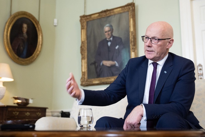 Swinney presses Burnham for talks on ‘agreed legal mechanism’ for indyref2