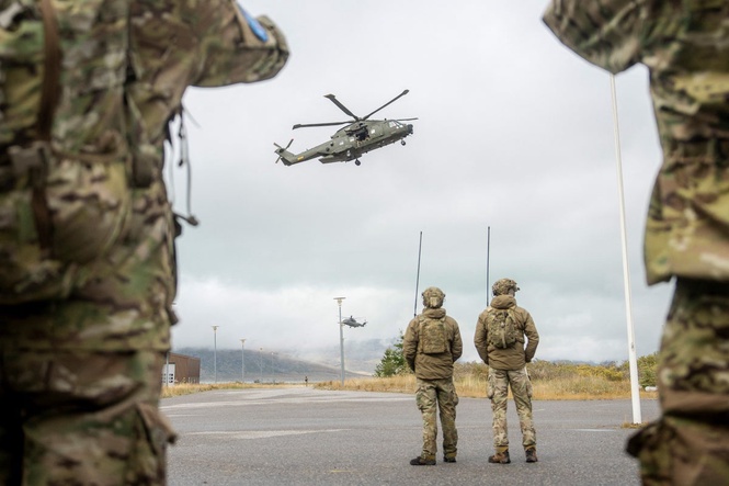 Russia shoots flares at Danish helicopter amid fears over Ukraine conflict spreading