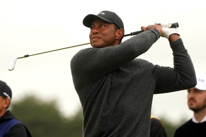 ‘I can hit pretty much anything’ – Tiger Woods back on the range